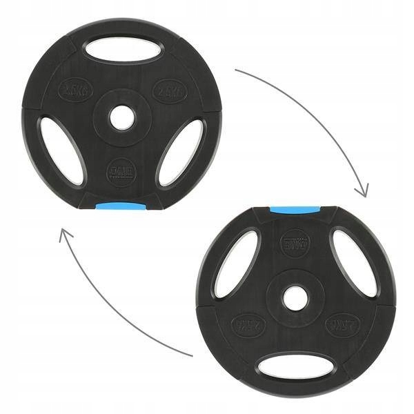 SZTANGA Z WYMIENNYM OBCIĄŻENIEM GSPO40 42 KG Model GSPO40