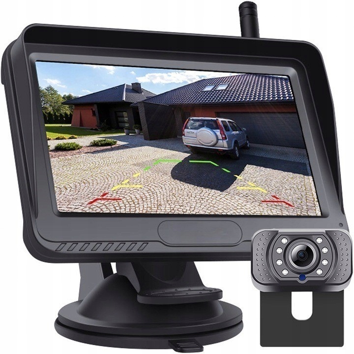 Sada cúvacej kamery s monitorom 4.3'' LCD IP67 Ips Nočné videnie Široký uhol