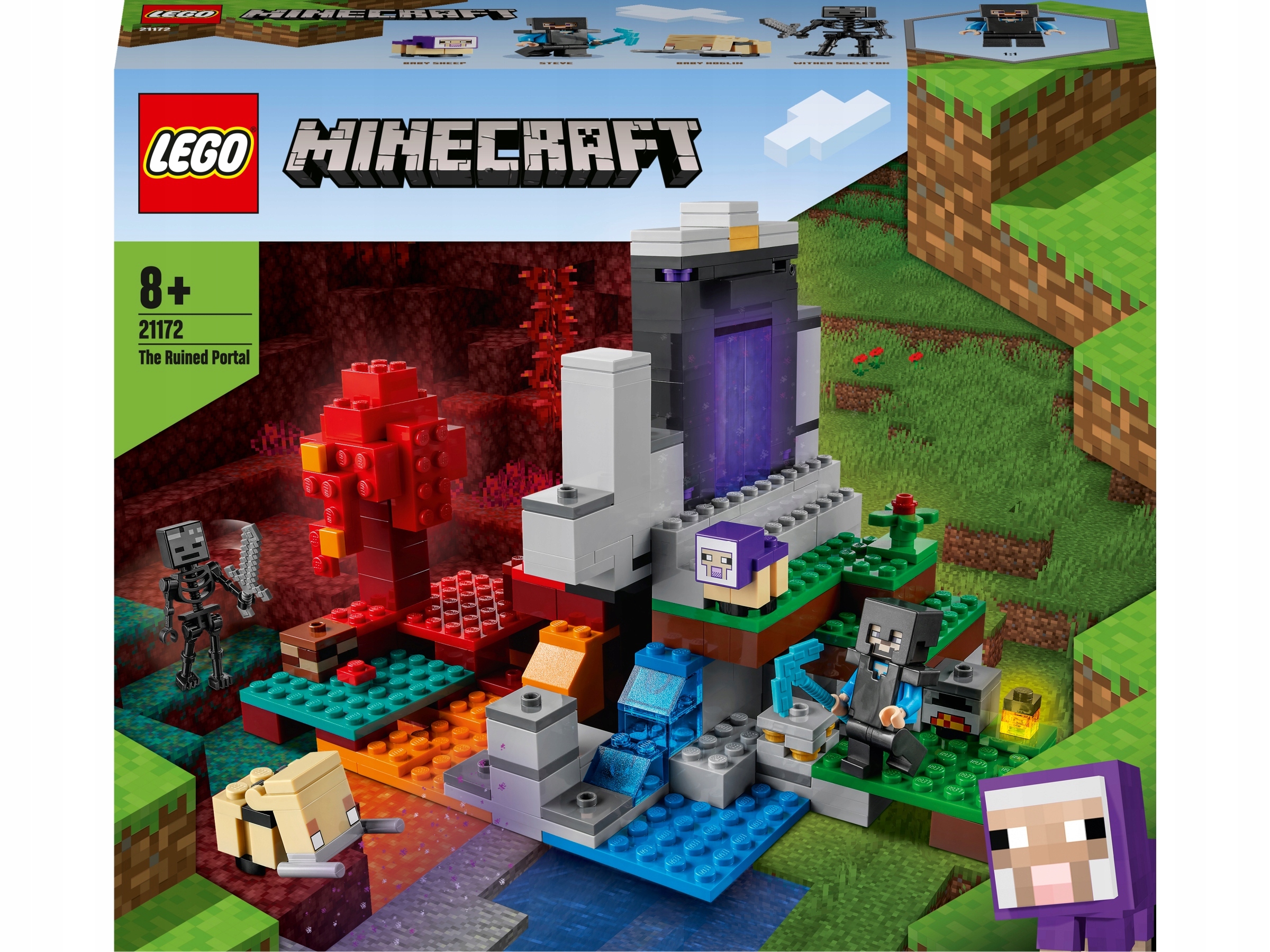 

Lego Minecraft Zniszczony portal 21172