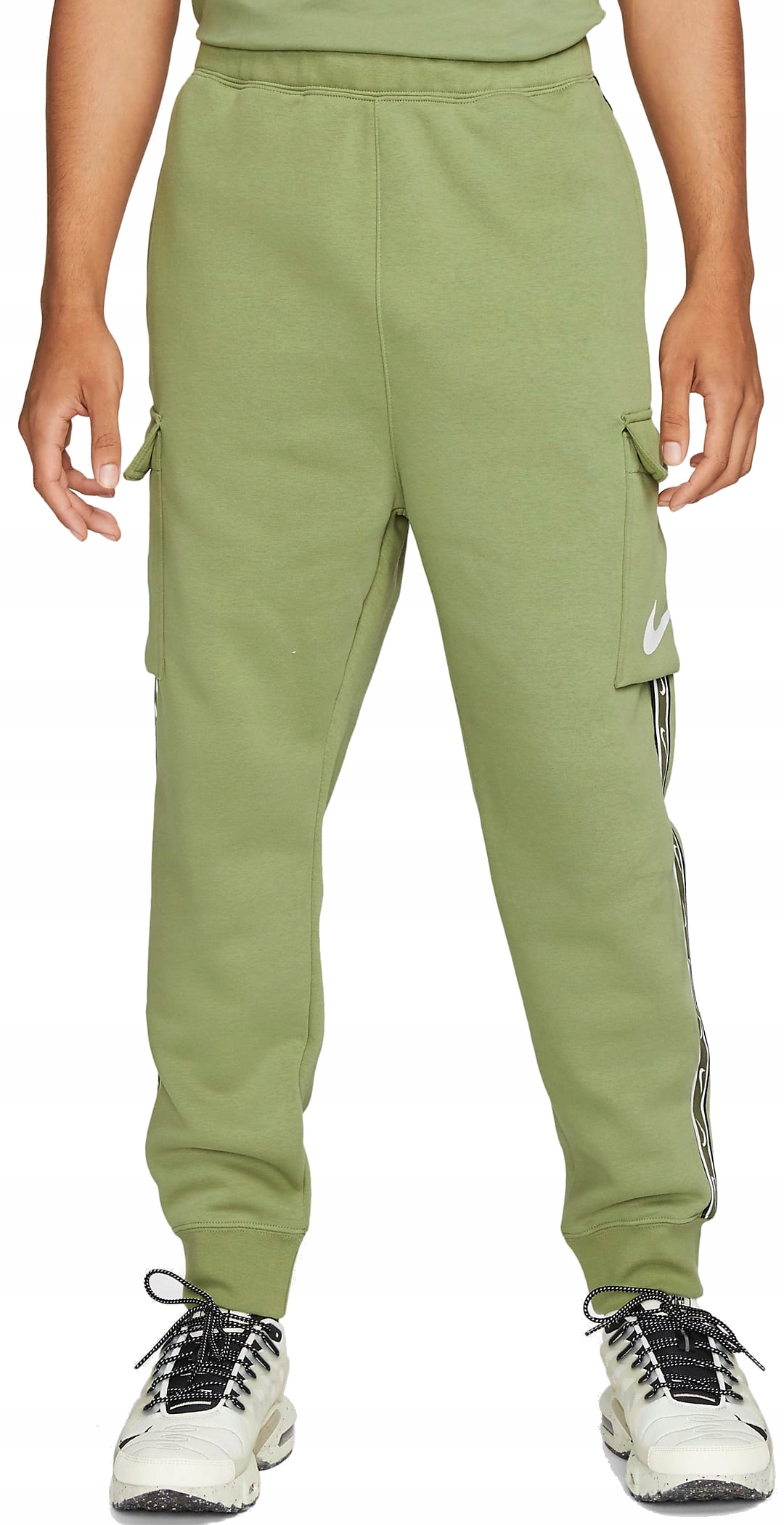 Dresové kalhoty Nike Sportswear Repeat Cargo zelené DX2030-334 vel. L