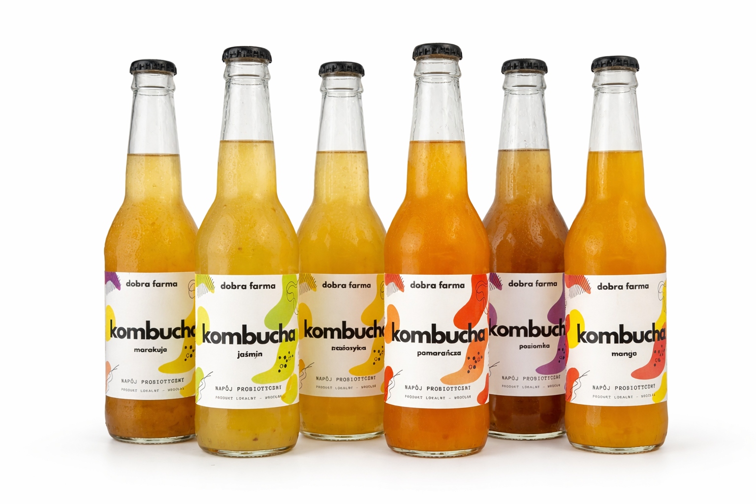 Kombucha sada 6 ks MIX 330 ml