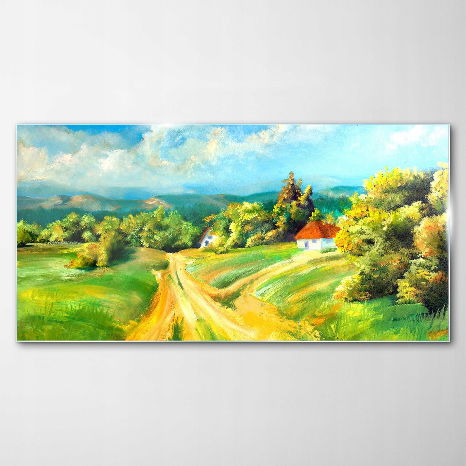 Sklenený obraz Dekor Krajina Leto Umenie 120x60