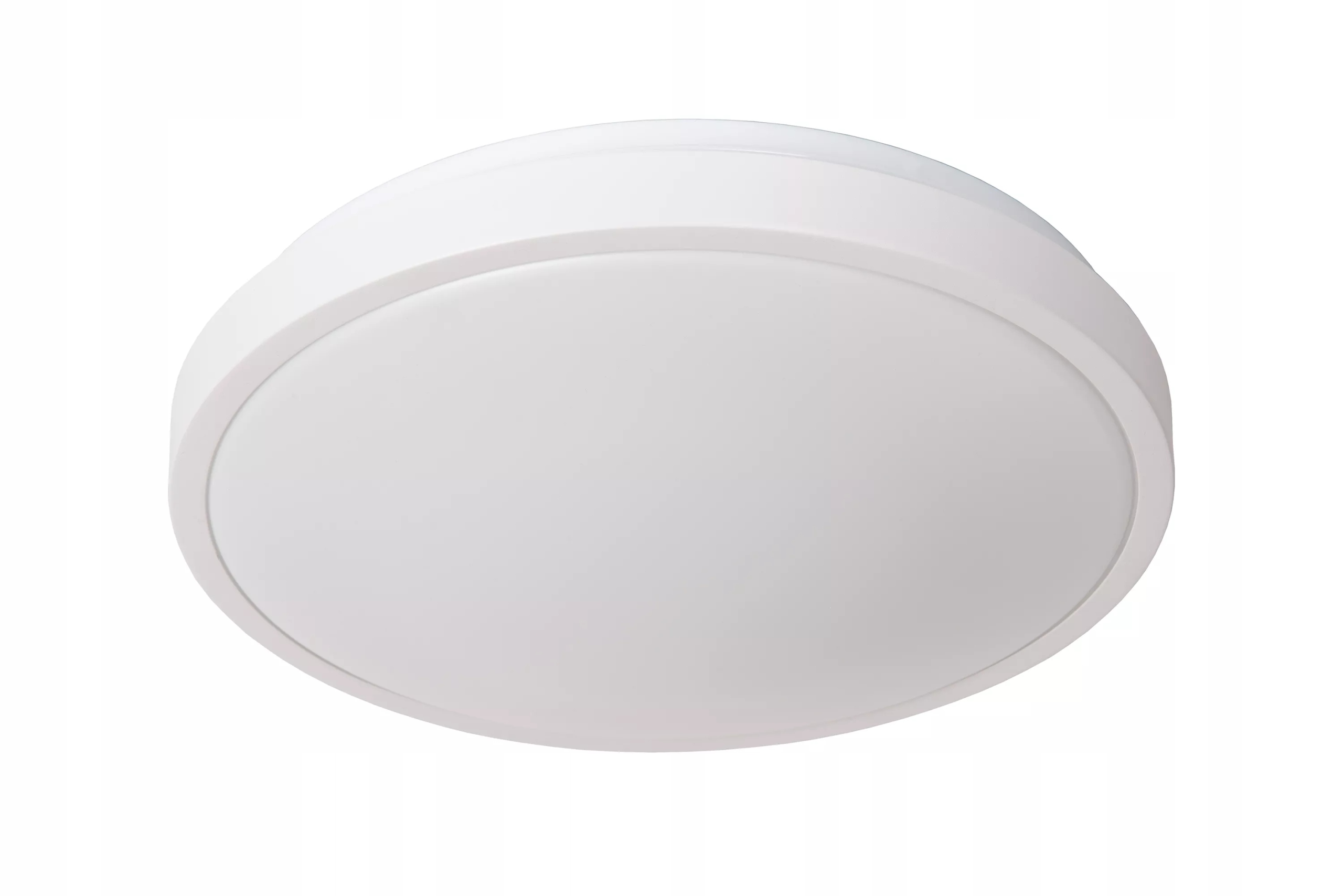 Stropné svietidlo Led do kúpeľne moderná biela okrúhla 35 cm IP44 Lucide