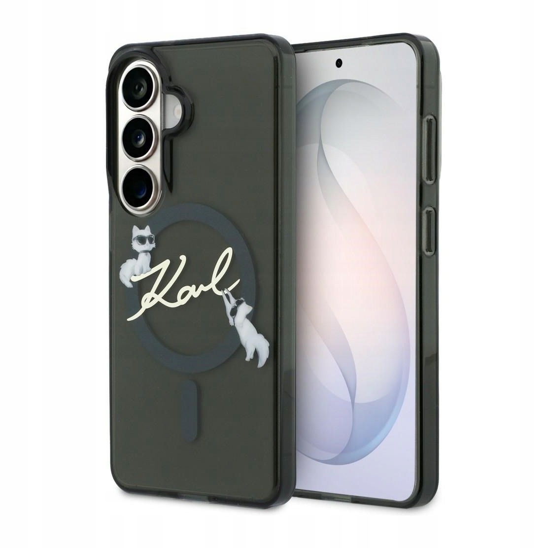 Etui do Samsung S26+ Karl Lagerfeld IML Kc Script czarne