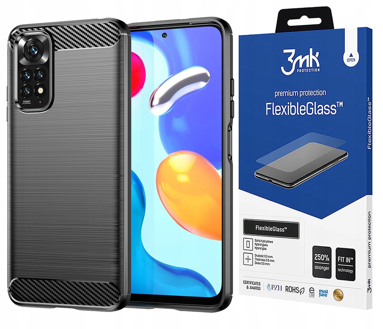 

Etui Case Slim do Xiaomi Note 11 /11S +Szkło 3MK