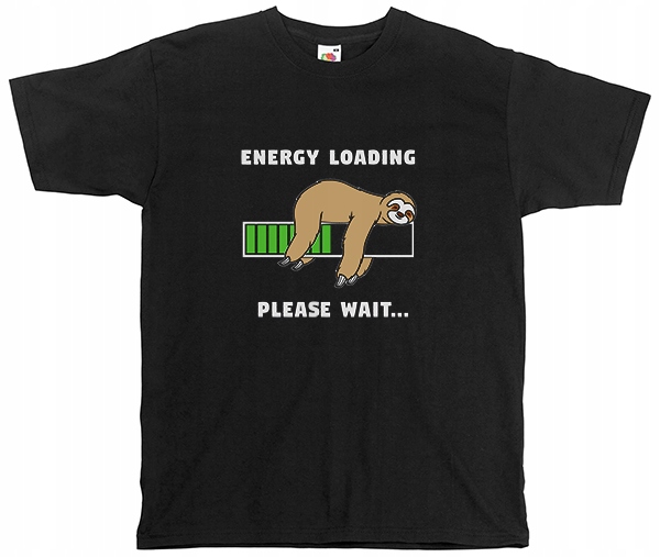 

koszulka leniwiec z leniwcem śmieszna dzik Wzory!!