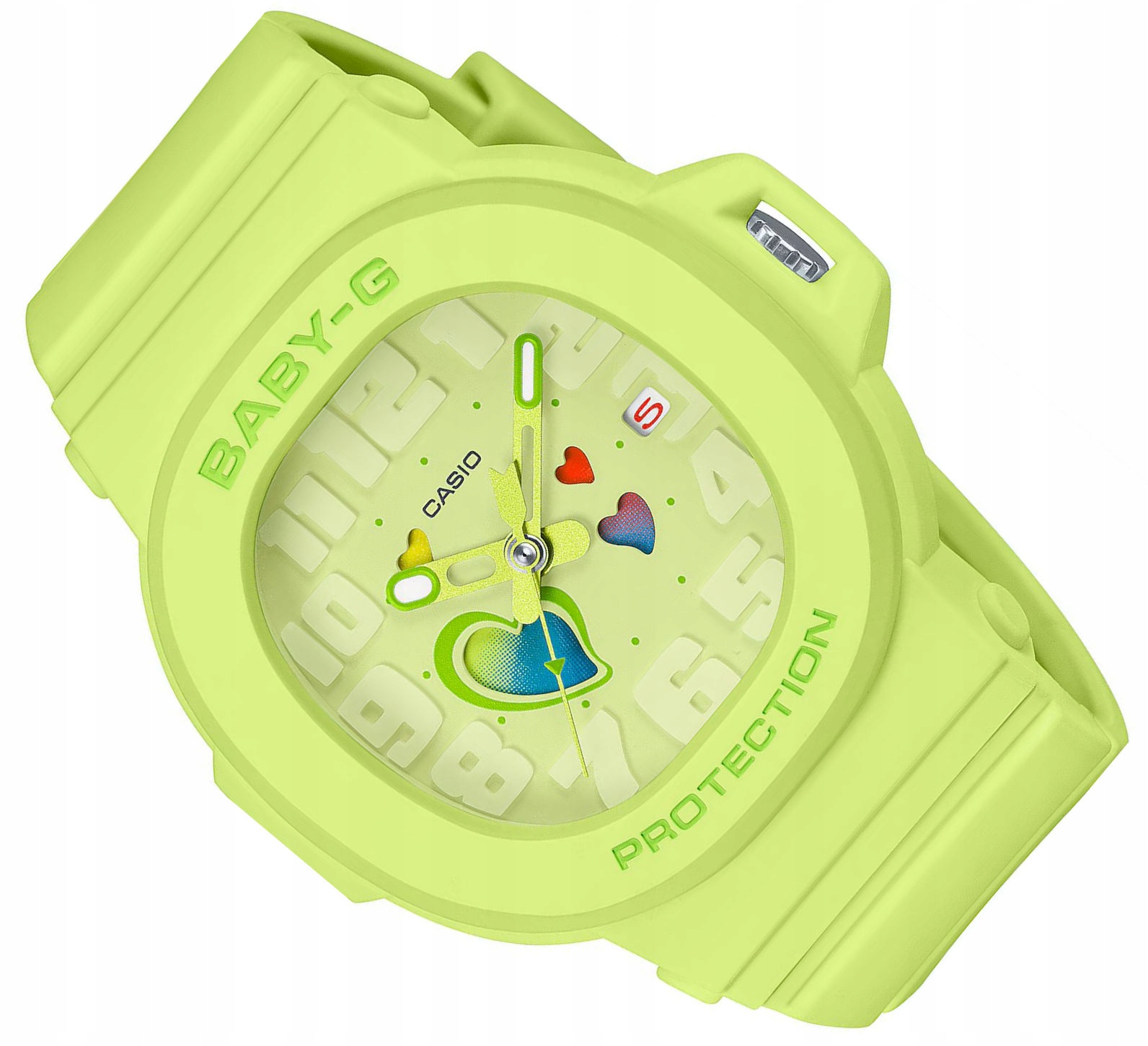 Žluté Dívčí Barevné Hodinky Casio Baby-g BGA-10-3AER Vodotěsné