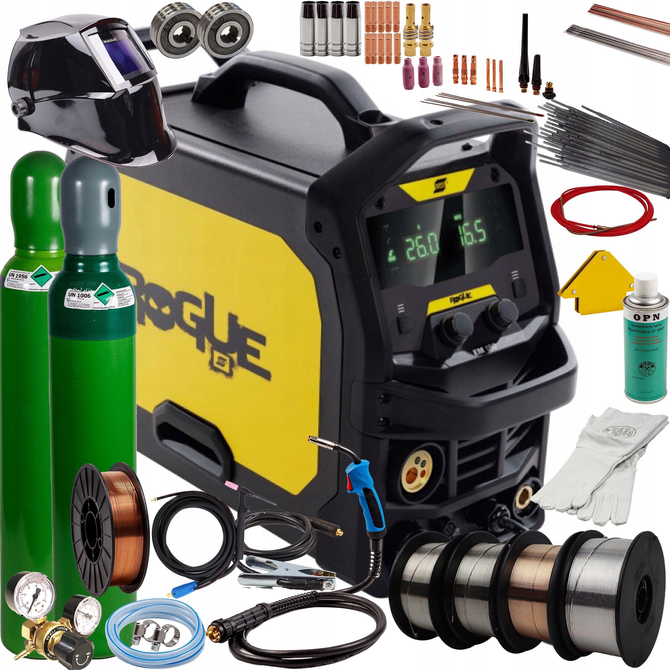 Invertorová Svářečka Esab Rogue Em 180 Pro 3v1 Mig Mag Mma Set 2