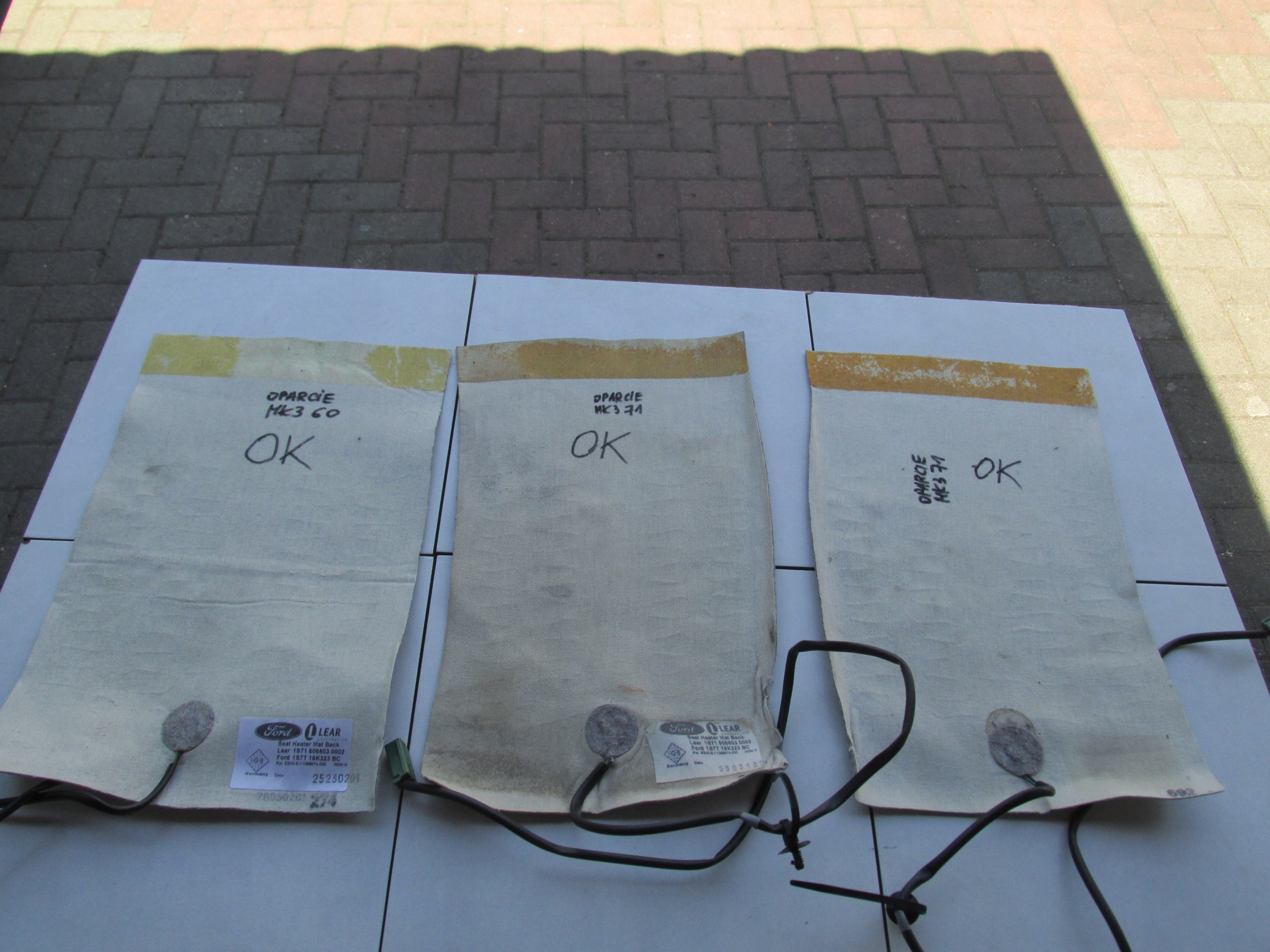 НАГРЕВАТЕЛЬНЫЙ КОВРИК СПИНКИ СИДЕНЬЯ FORD MONDEO MK3