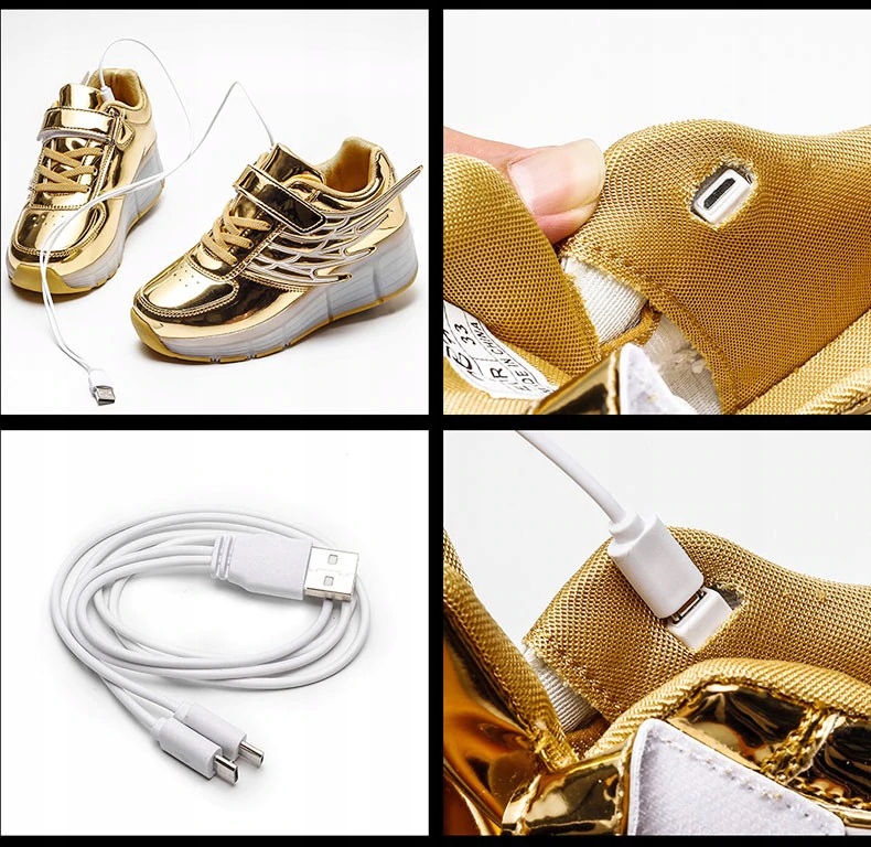 BUTOROLKI BUTY Z ROLKAMI ROLKI WROTKI LED RÓŻOWE Kod producenta cd03 - pink - 37