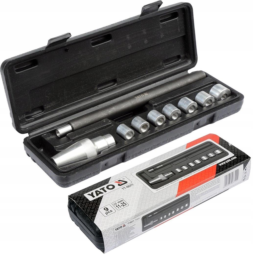 Zestaw do centrowania tarczy sprzeglowej 9 elementow Yato YT-06311 1XS