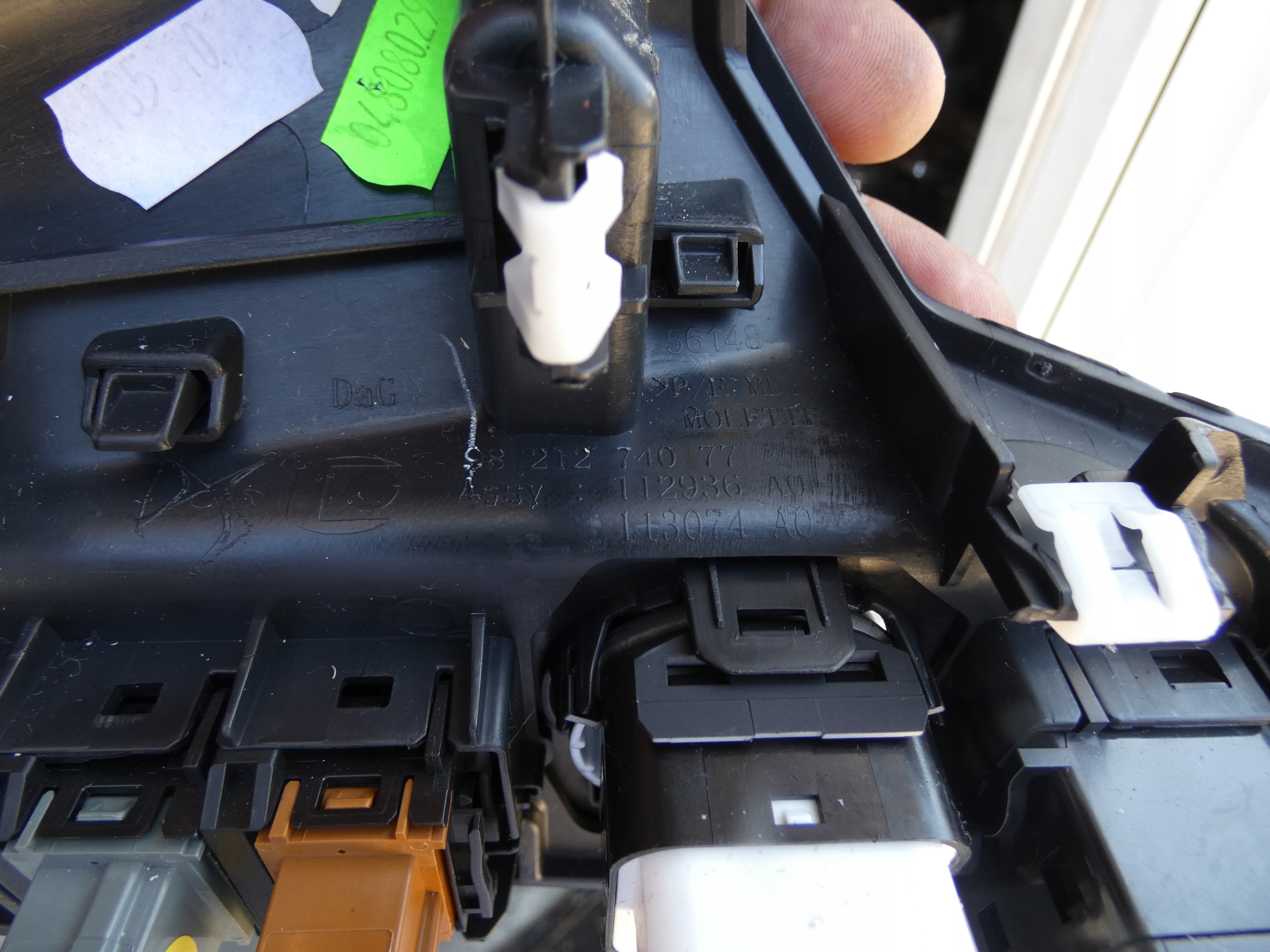 mirror control switch DS Automobiles 7 Crossback 9821274077