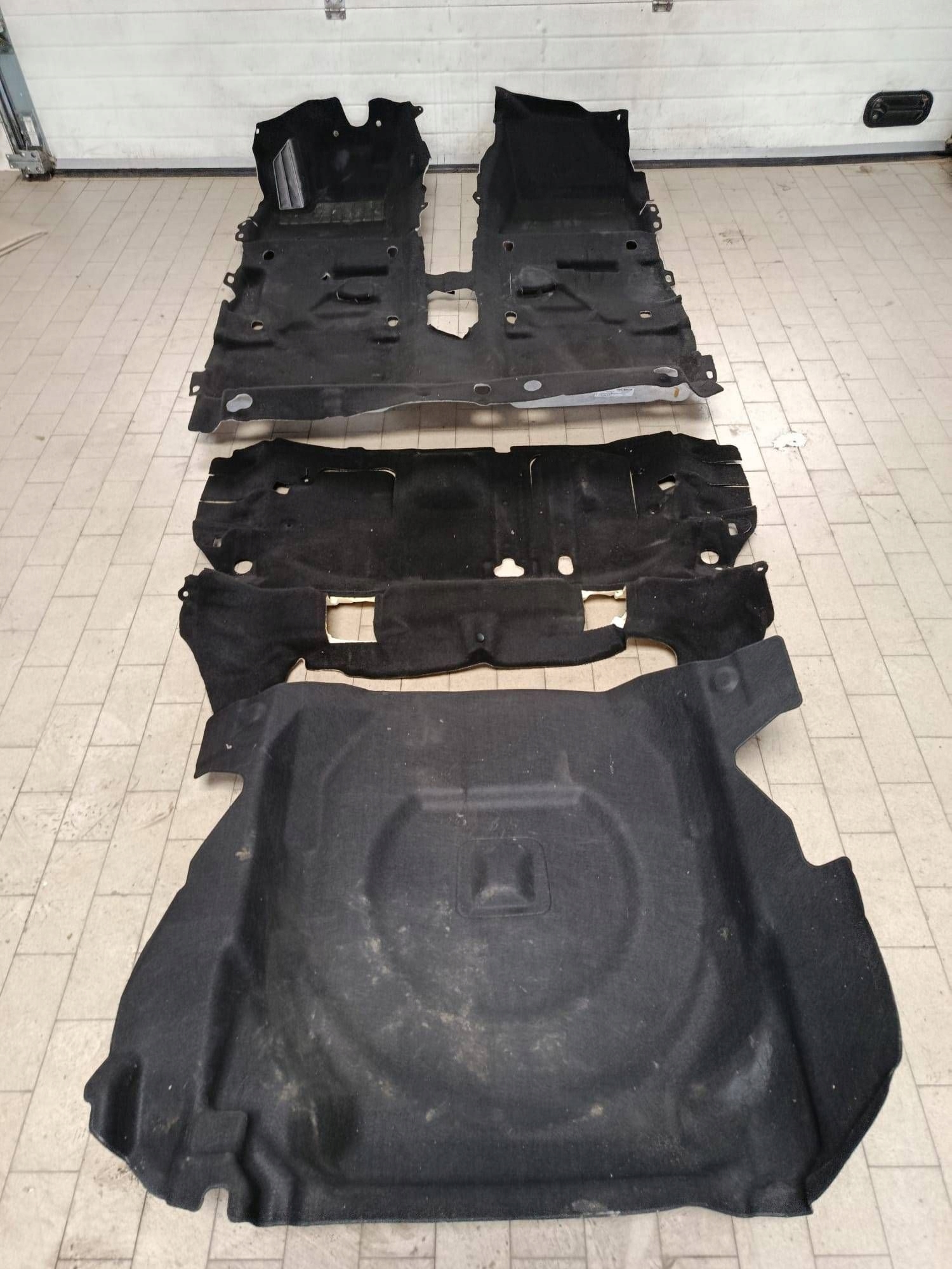 mats floor carpet running board Komplet Renault Espace VI as new!
