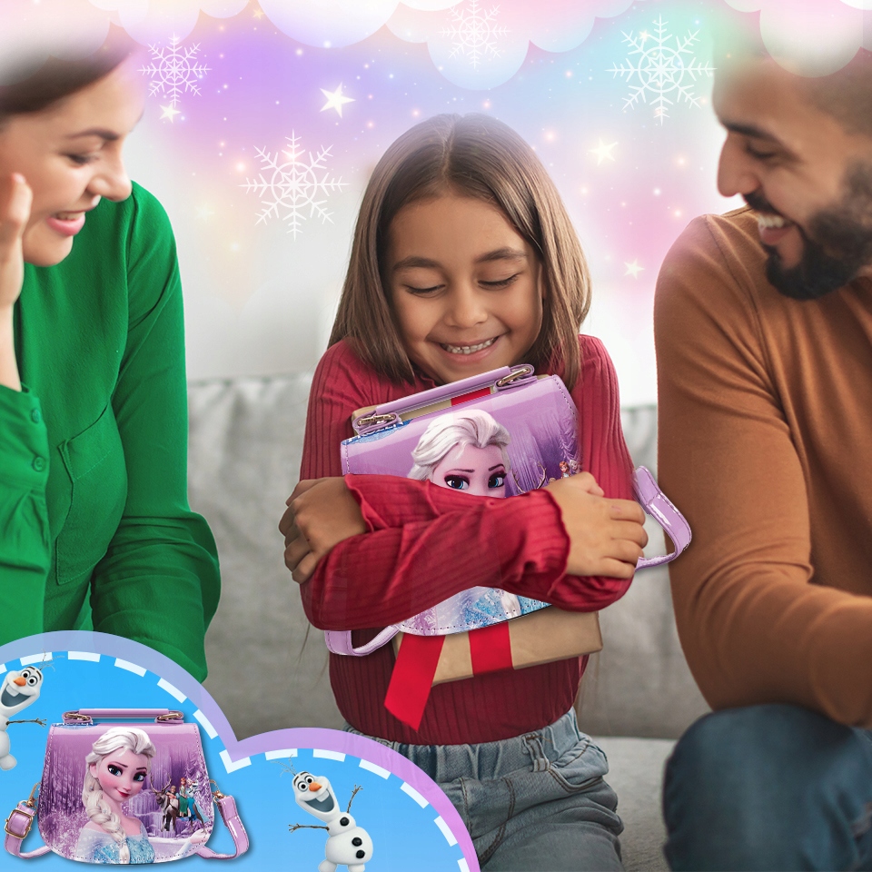 DZIECKA FROZEN KRAINA LODU TOREBKA NA RAMIĘ ELSA OLAF Materiał inny