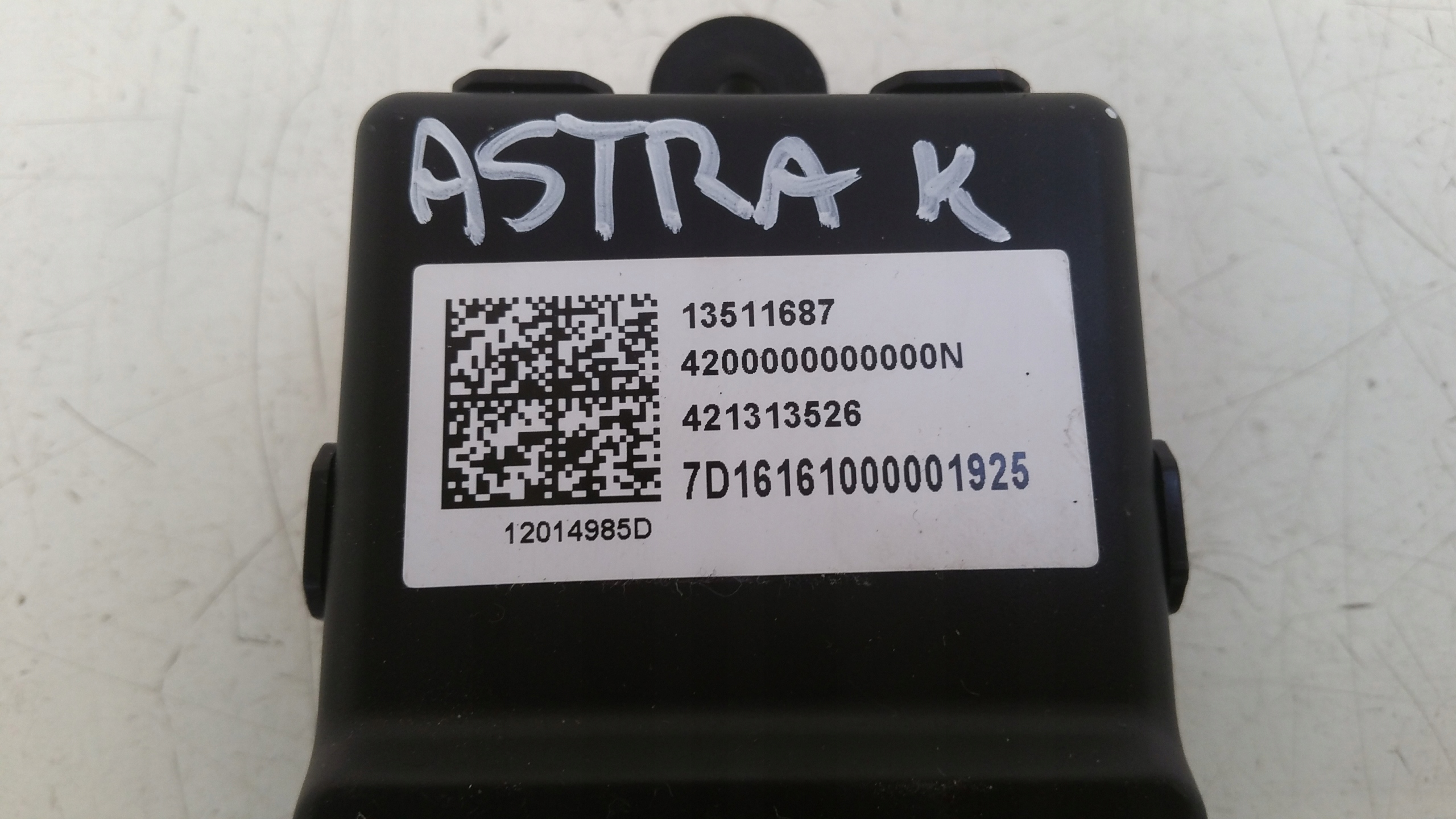 module control unit 13511687 Opel Astra K