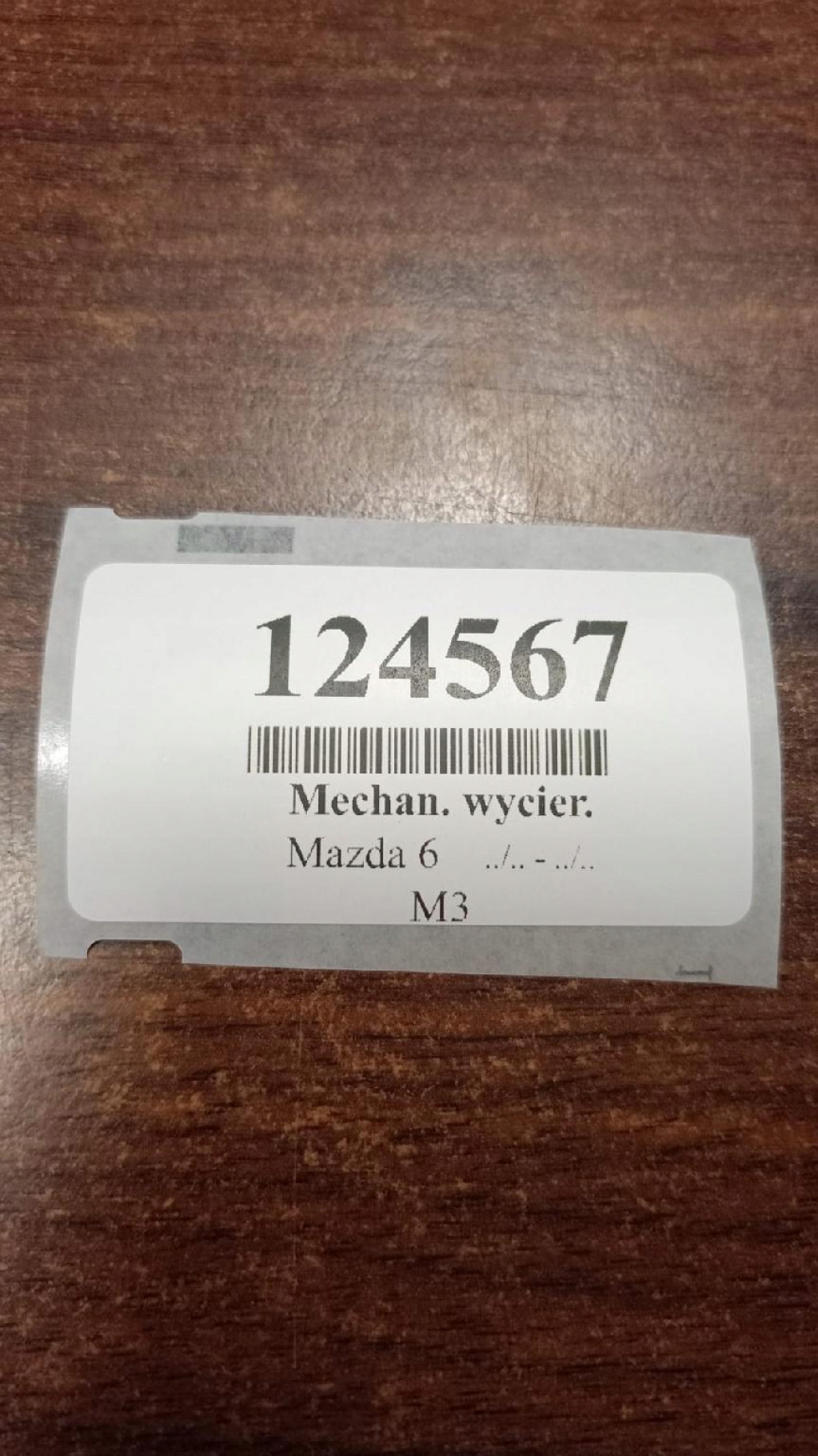 MAZDA 6 wiper mechanism front 8492002392