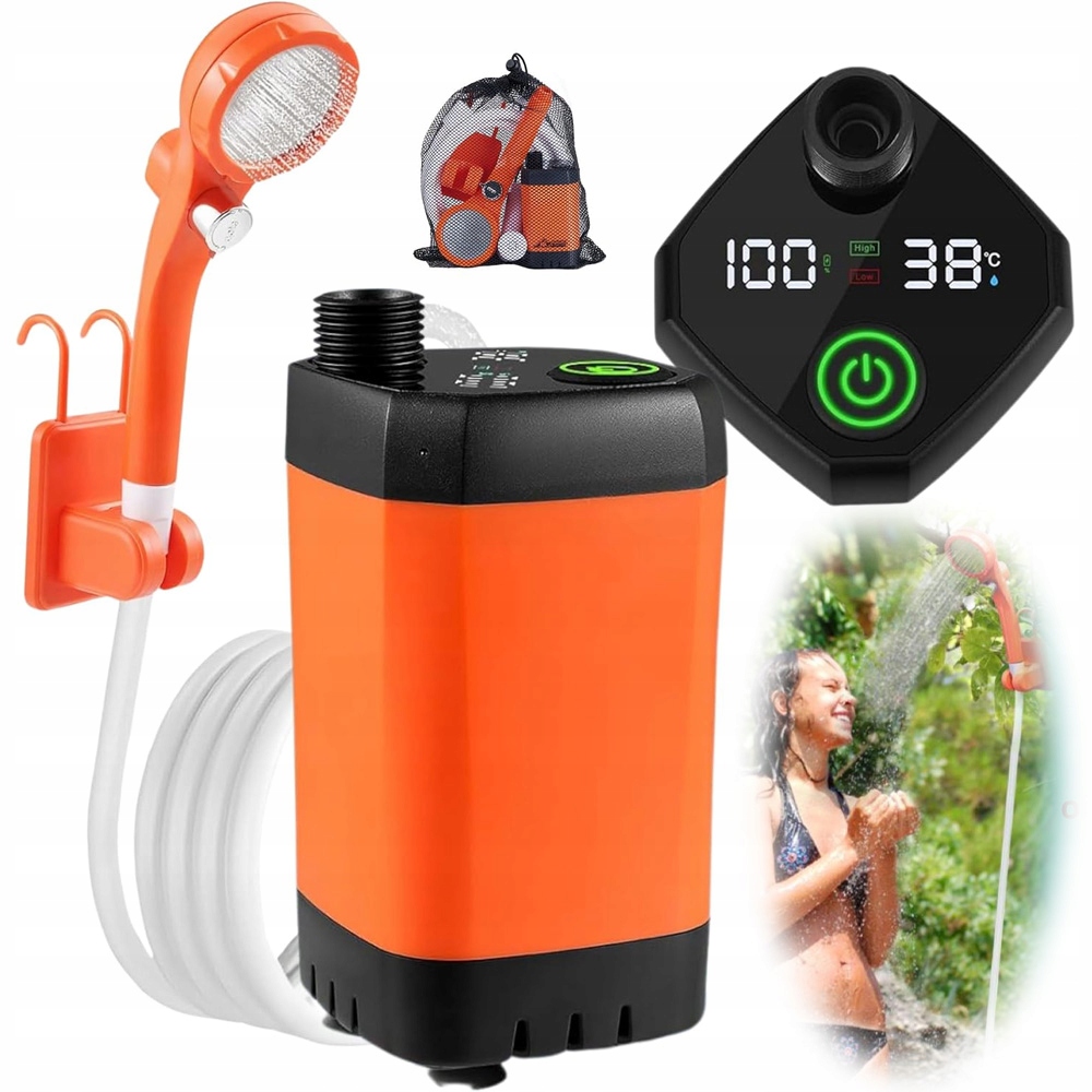Turistická Sprcha Kempingová Pod Stan Hadice 2m Přenosná Polní Sprcha