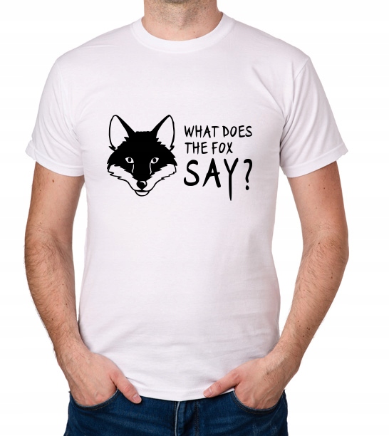 

koszulka What Does The Fox Say prezent