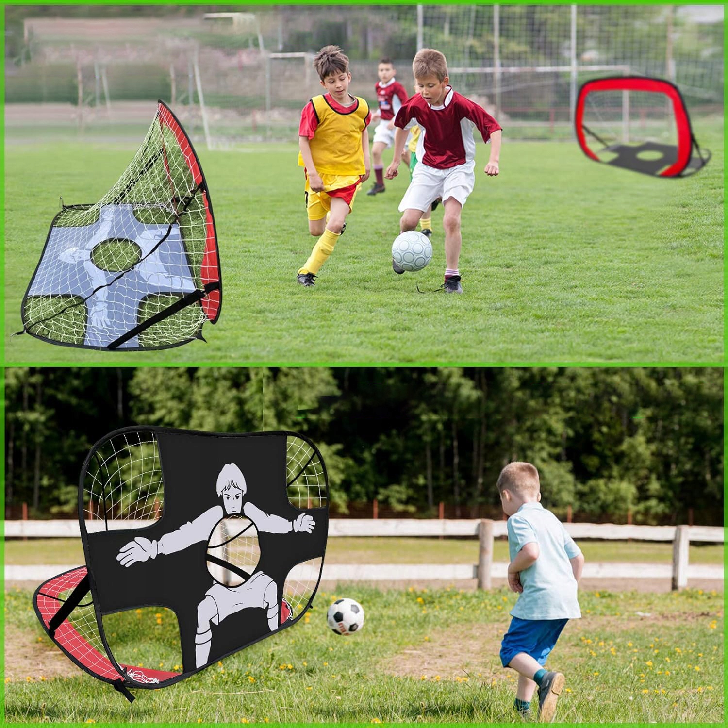 BRAMKA PIŁKARSKA PRZENOŚNA 120X75X75 CM SKŁADANY Wysokość bramki 75 cm