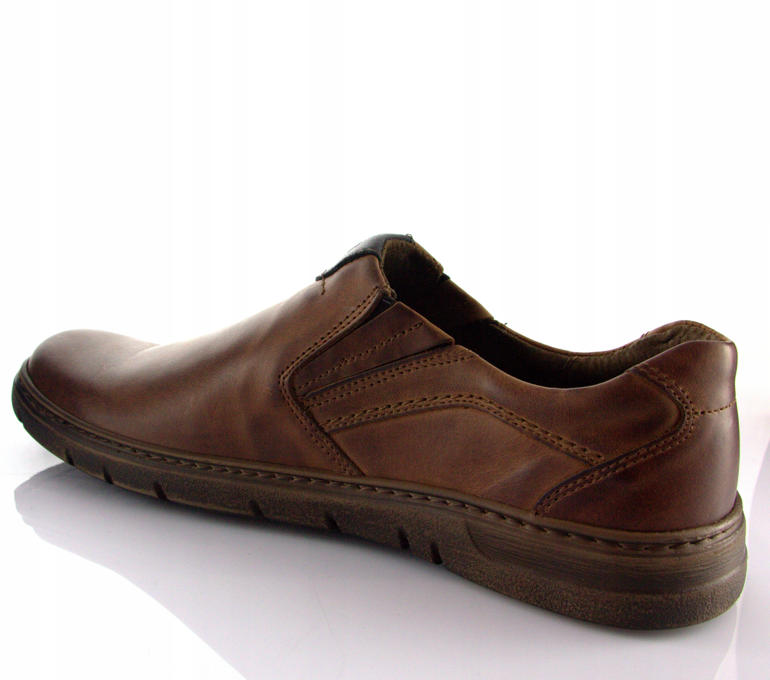 BUTY męskie SKÓRA naturalna POLSKI 507 br JOKER 48 Długość wkładki 30.5 cm