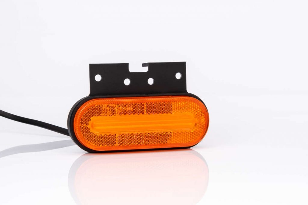 LAMPA LAMPKA OBRYSOWA DIODOWA LED 12/24V POMARAŃCZ Źródło światła LED