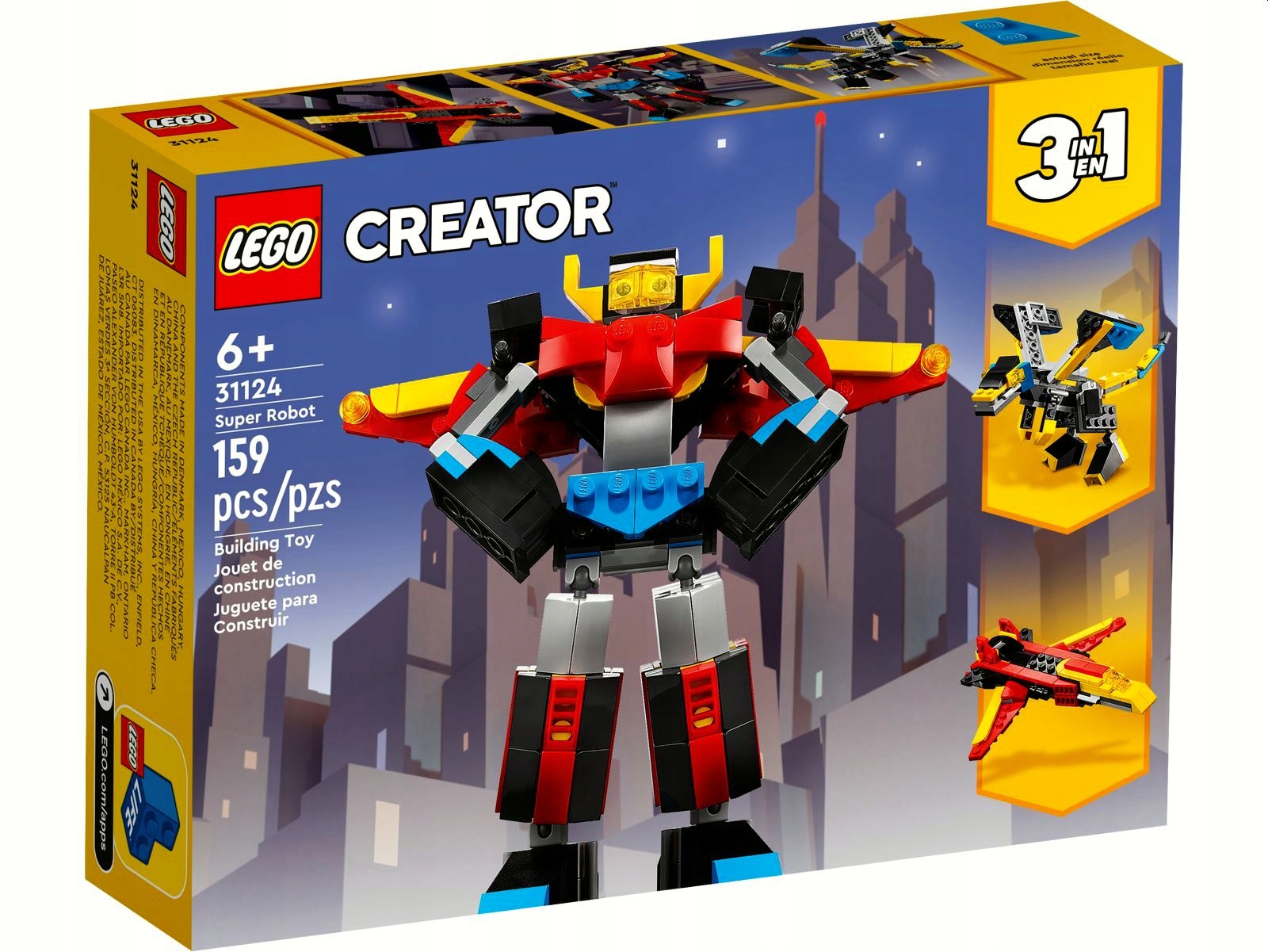 

Lego 31124 Creator 3w1 Robot Klocki Nowe