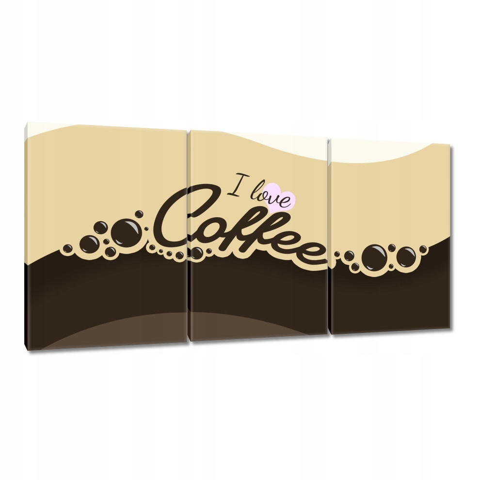

Obrazy 120x60 I love Coffee