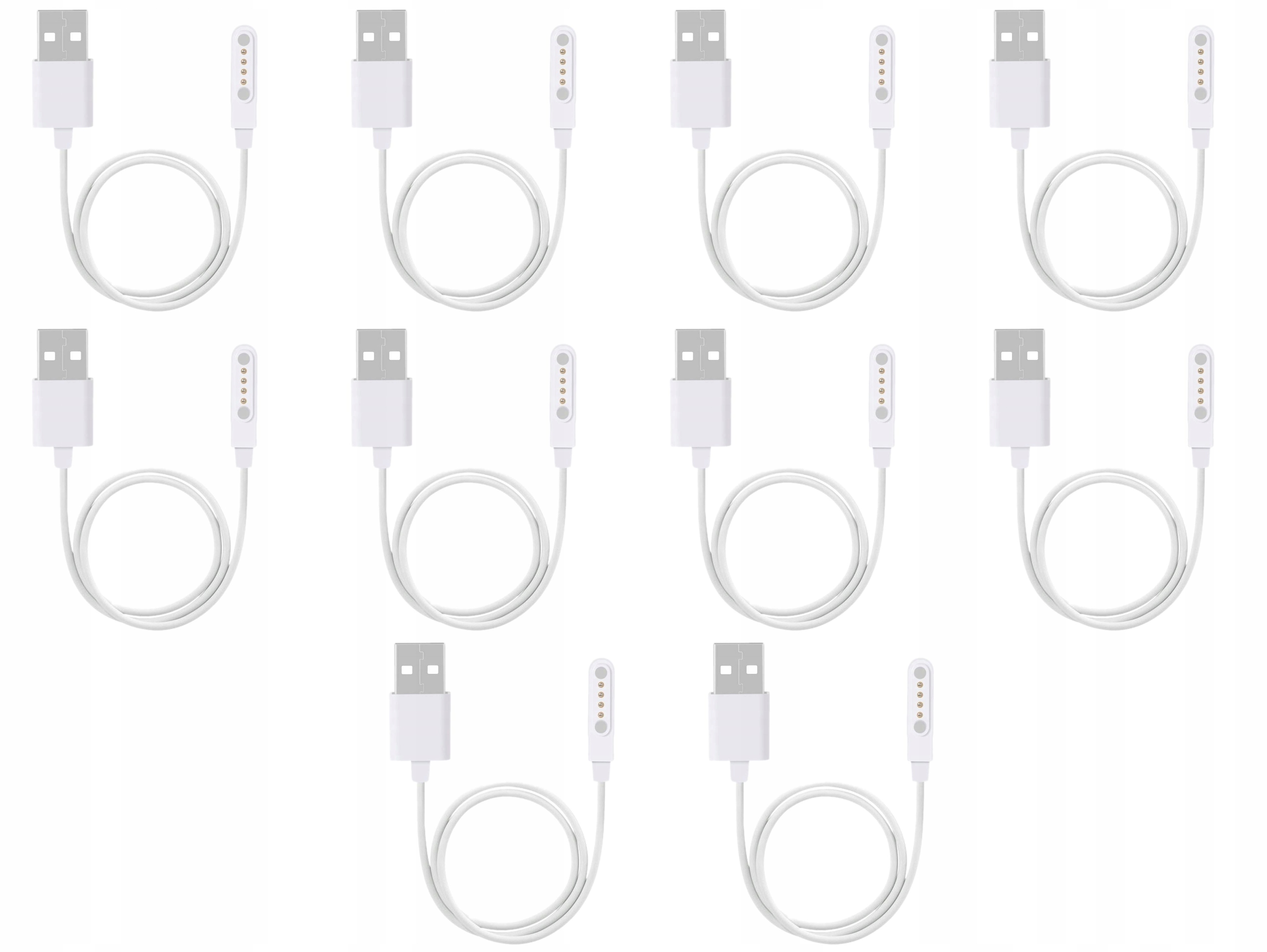 Zestaw 10X Kabel Ładowarka Do Garett Kids XD Trendy Star Spark 62CM