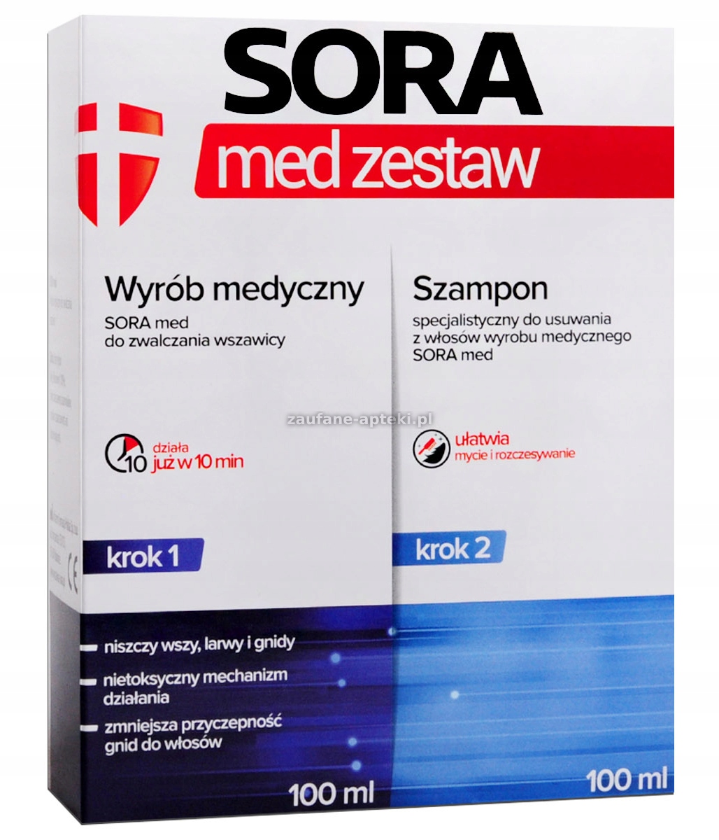 

Zestaw przeciw wszawicy szampon+ płyn 200ml