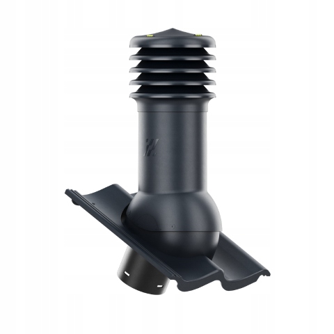 Větrací komín 150 mm střešní taška HiVent Creaton Goteborg Duratop Grafit