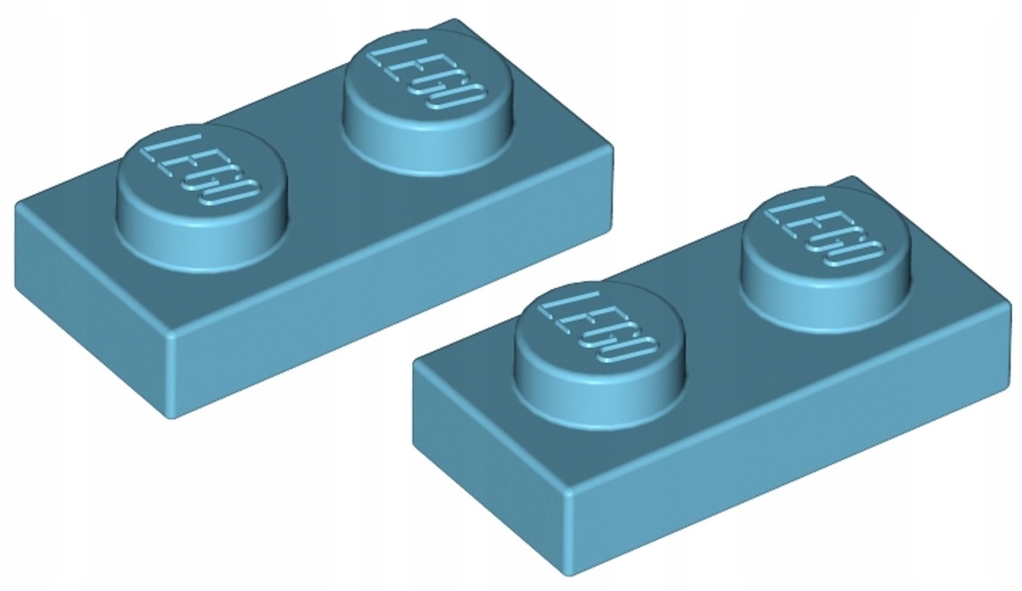 

Lego Płytka 1x2 Lazurowa (3023/6097419) 2szt.