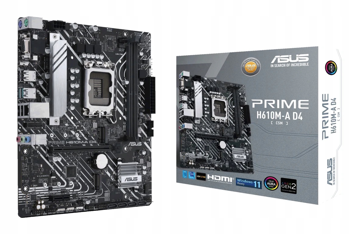 Základná doska Micro Atx Asus Prime H610M-A D4-CSM