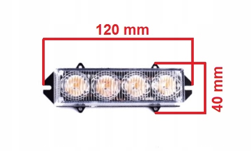 STROBOSKOP POMOC DROGOWA KOGUTY LED POMARANCZOWY Parts manufacturer Other