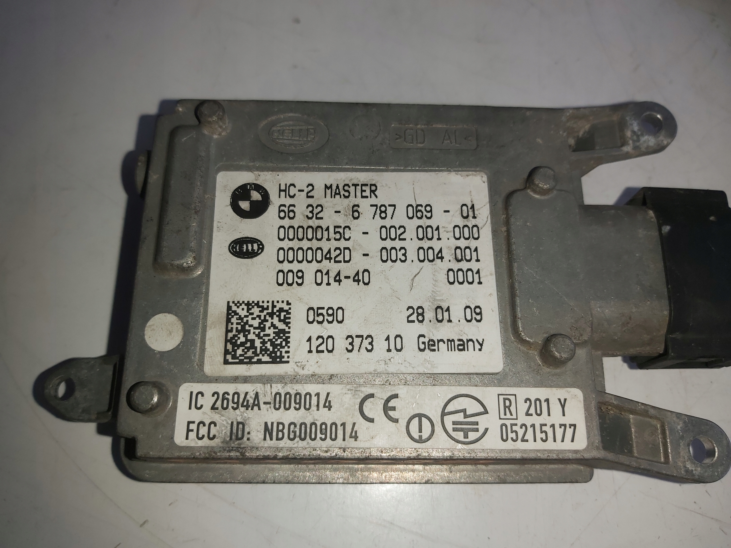 Czujnik Zmiany Pasa Ruchu BMW F01 F10 F11 6787069 Numer katalogowy części 6787069