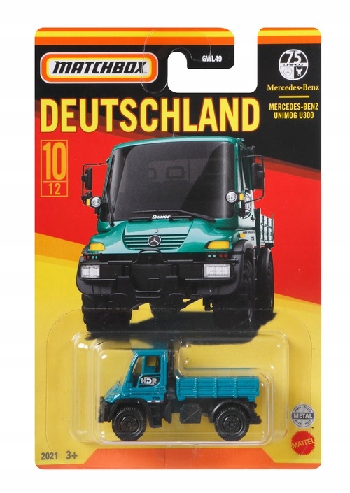 MATCHBOX SAMOCHODZIK MERCEDES BENZ UNIMOG U300