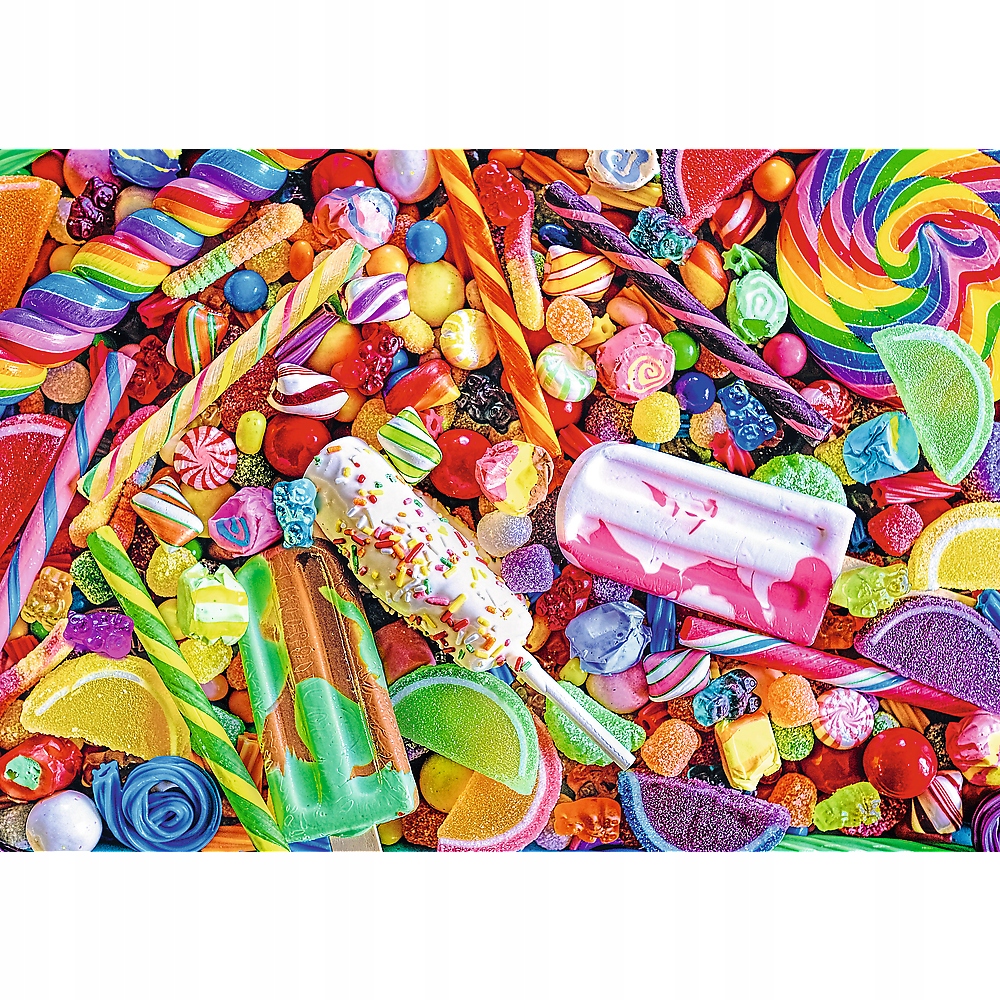 Puzzle 1000 elementów Lollies & Candies lody lizak EAN (GTIN) 5900511107012
