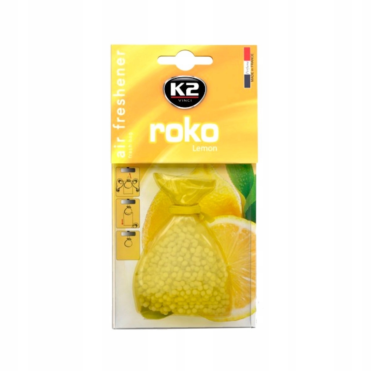 

Zapachy samochodowy K2 Roko Lemon