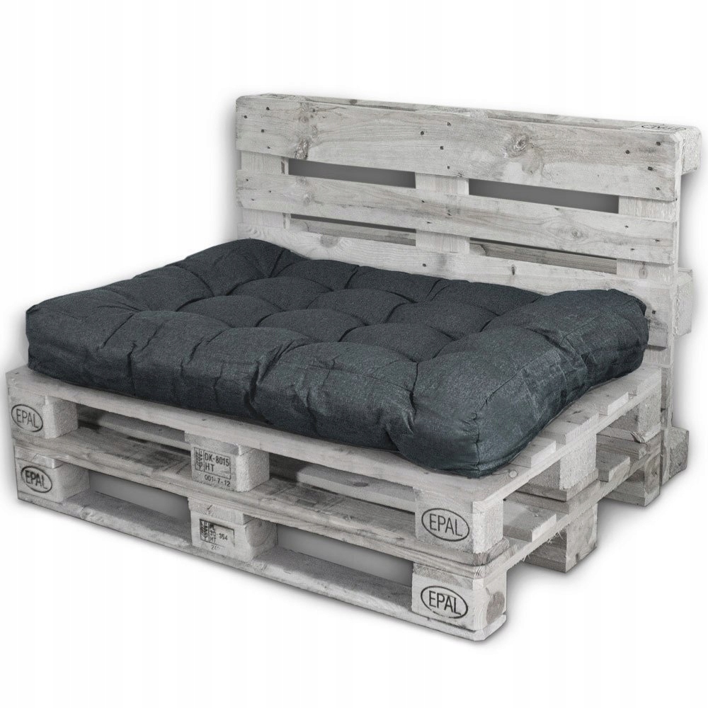 Prešívaný vankúš na lavičku do záhrady na palety 120x80