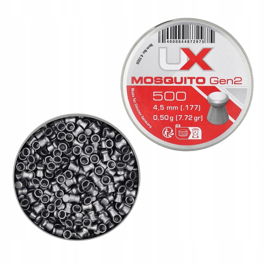 Śrut diabolo Ux Mosquito gen 2. 4,5 mm 500 szt.