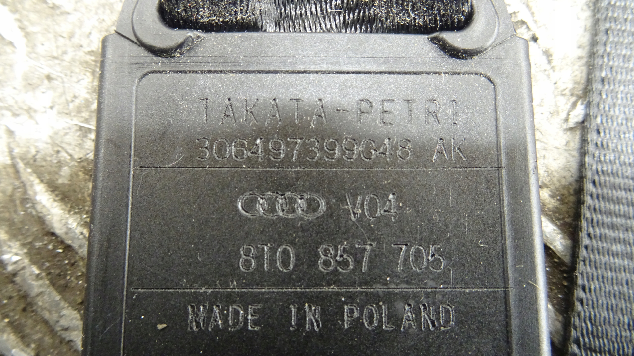 Gurten Sicherheits Audi OE 8T0857705