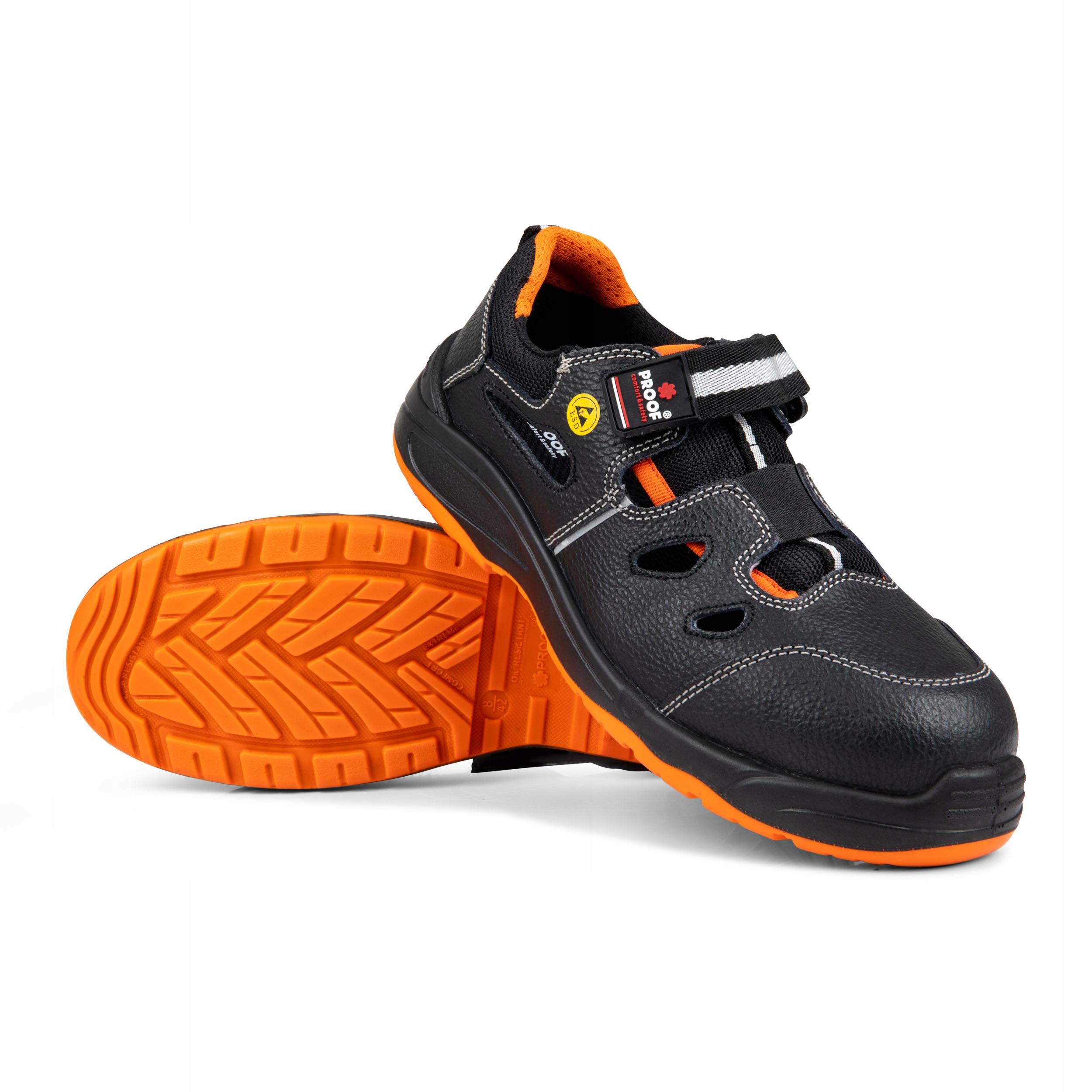 Ochranné Pracovní Boty Sandály Proof Star-x 60 S1P Esd Černé Vel. 40