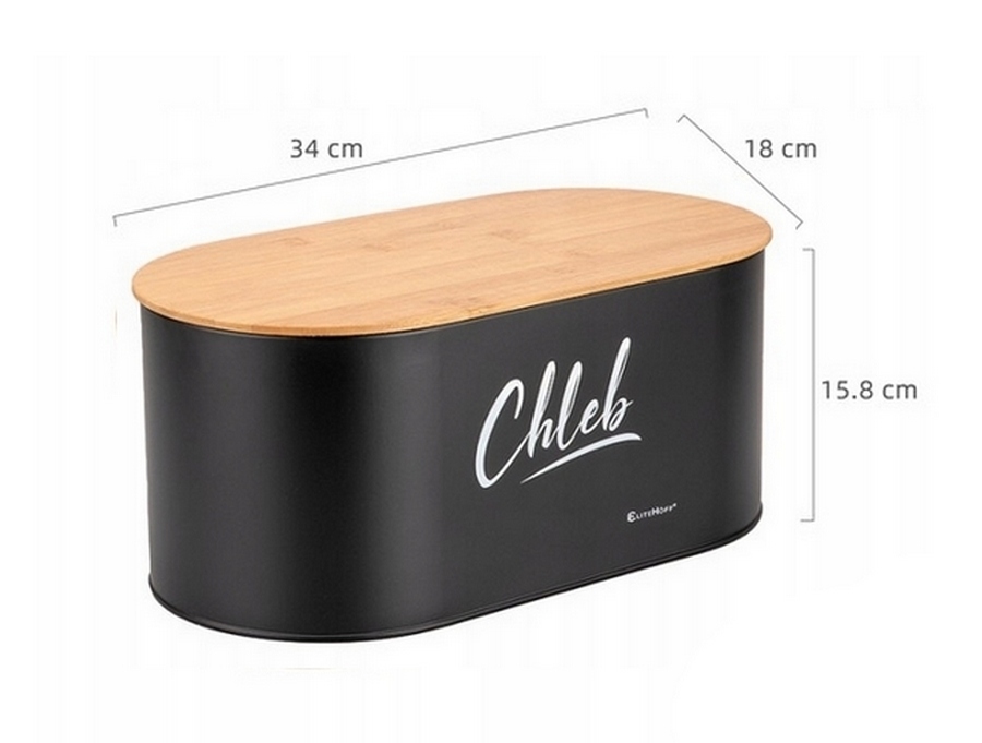 FUNKCJONALNY CHLEBAK POJEMNIK NA CHLEB + DESKA BAMBUSOWA ELITEHOFF 6012 Rodzaj jednoczęściowy