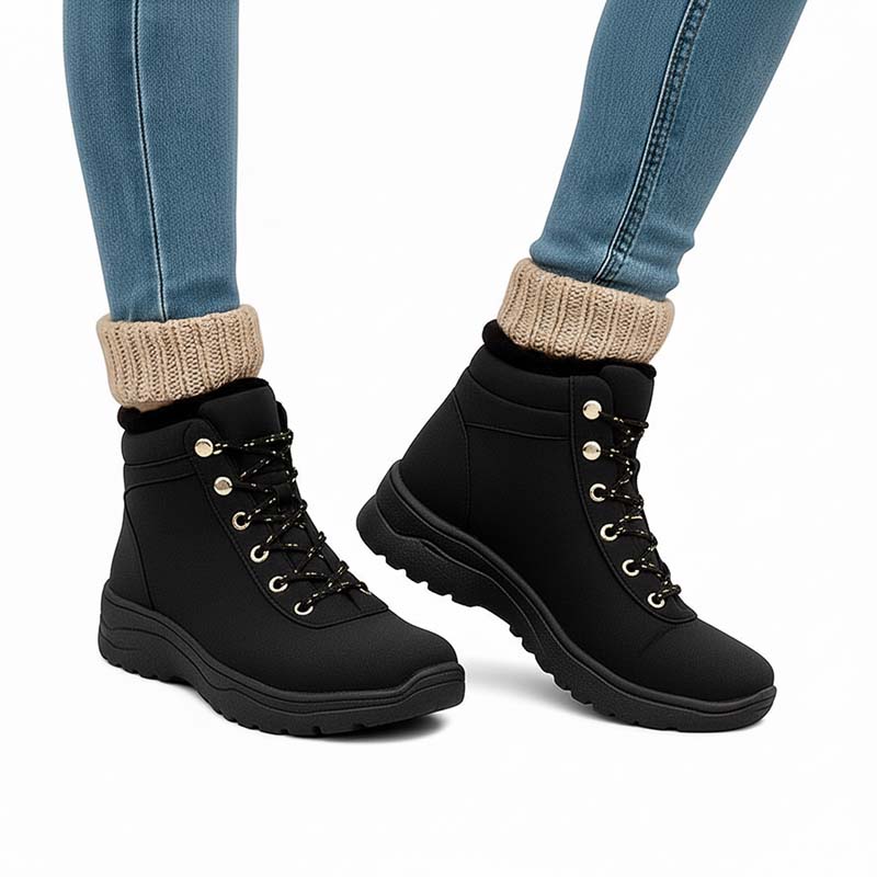 BUTY ZIMOWE DAMSKIE SPORTOWE OCIEPLANE ŚNIEGOWCE TRAPERY BOTKI P2 Rozmiar 32