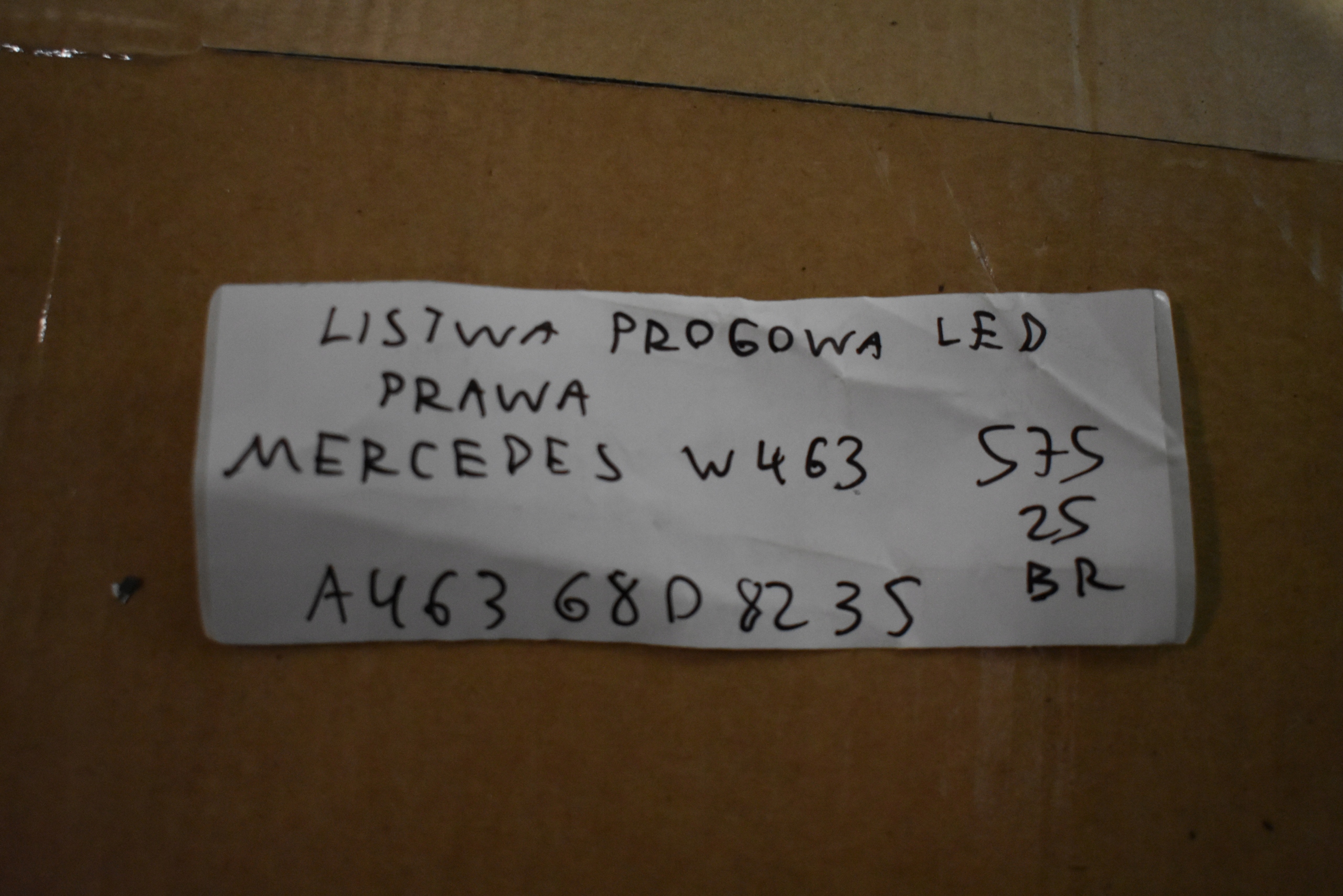 moulding cap threshold LED front front right MERCEDES W463 1