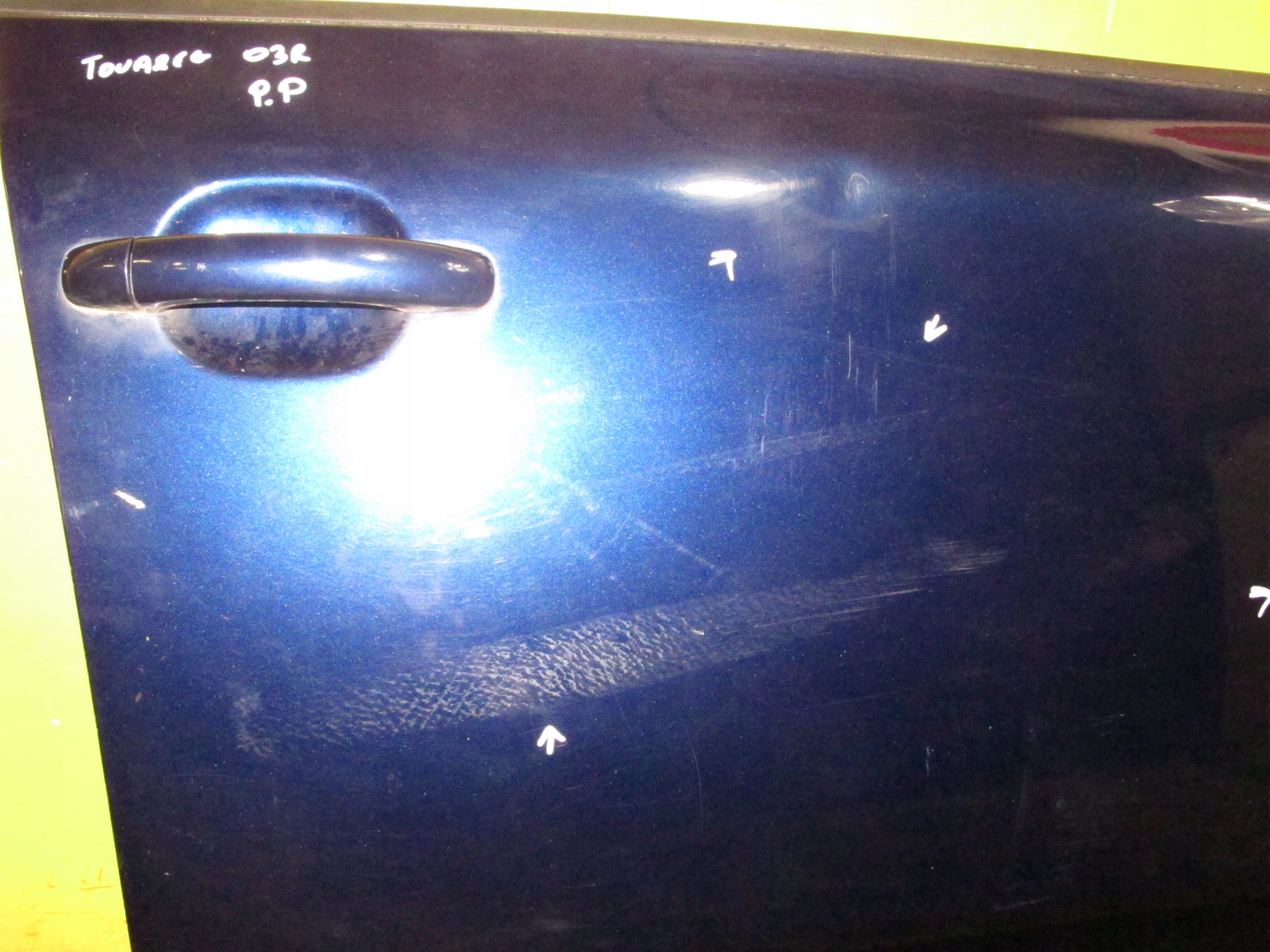 VW TOUAREG 7LA 02- side door right front LD5Q