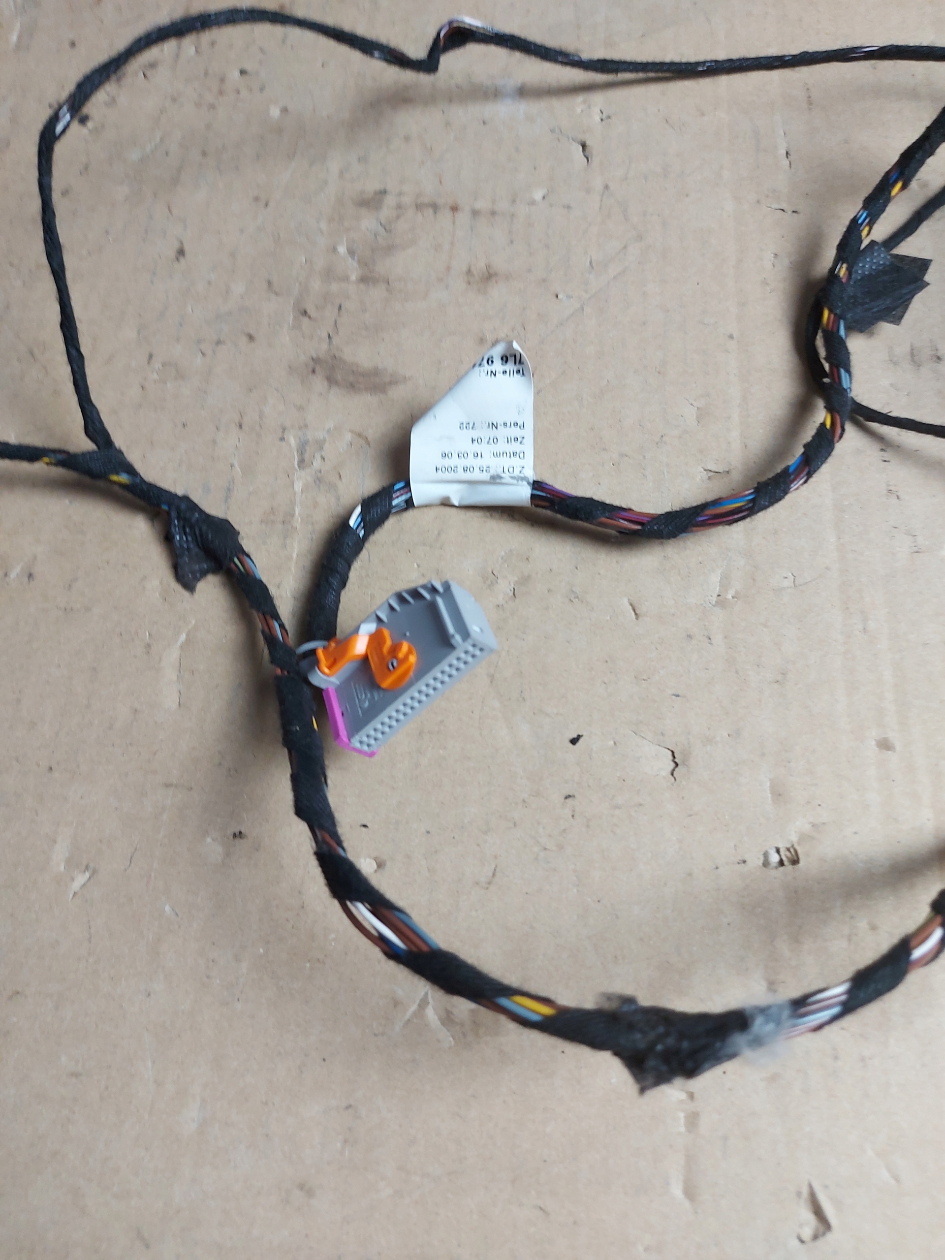 bundle wiring door right front VW TOUAREG 7L OE EU