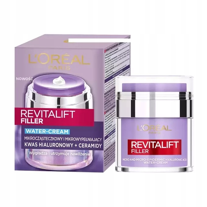 Zpevňující krém na obličej Revitalift Filler Loreal Kyselina hyaluronová