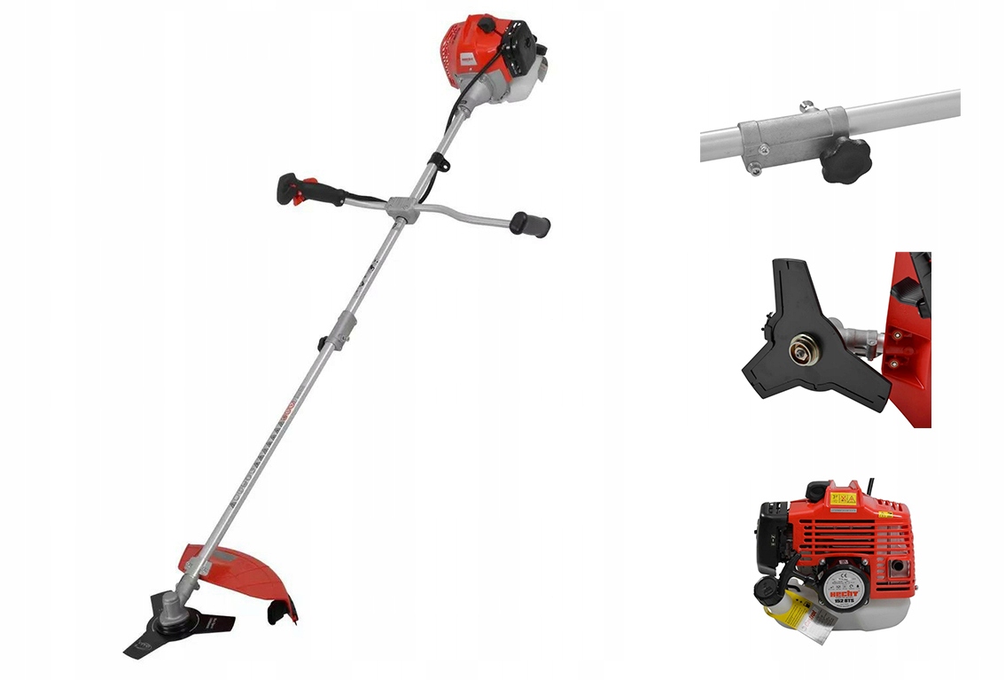 Kosa Spalinowa Hecht 152 Bts 2 Suwowy Silnik, Pojemność 52 Cm³,moc 2 Km