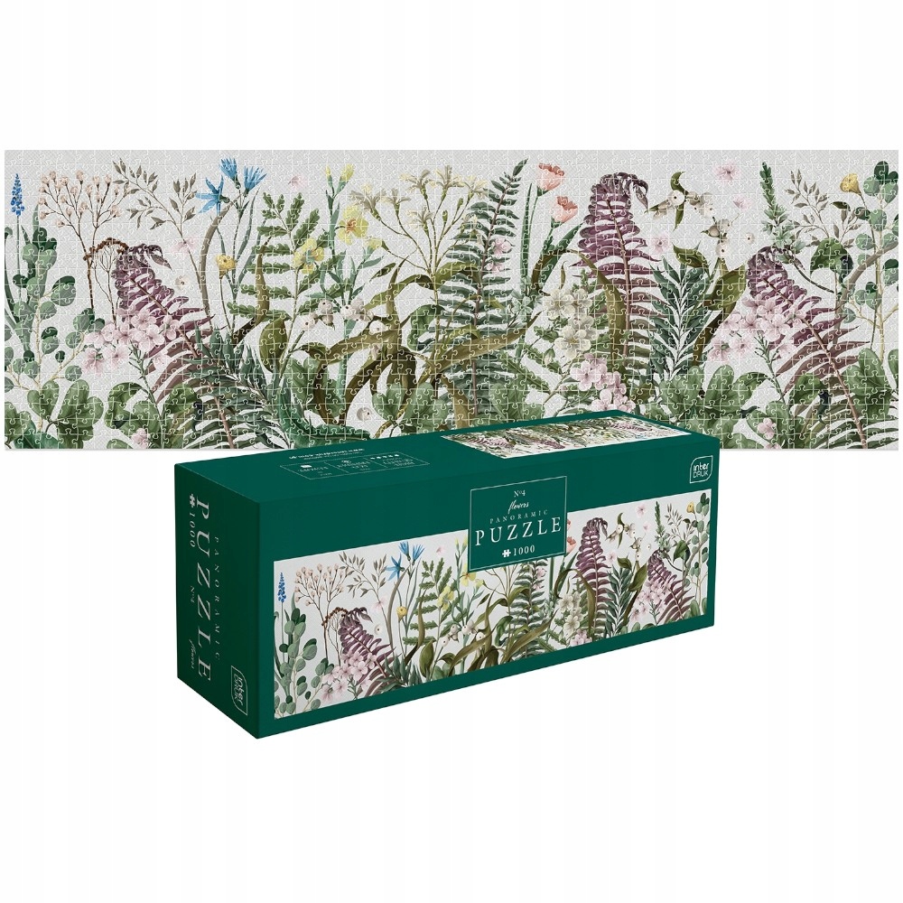Puzzle panorama 1000: Flowers 4 Interdruk