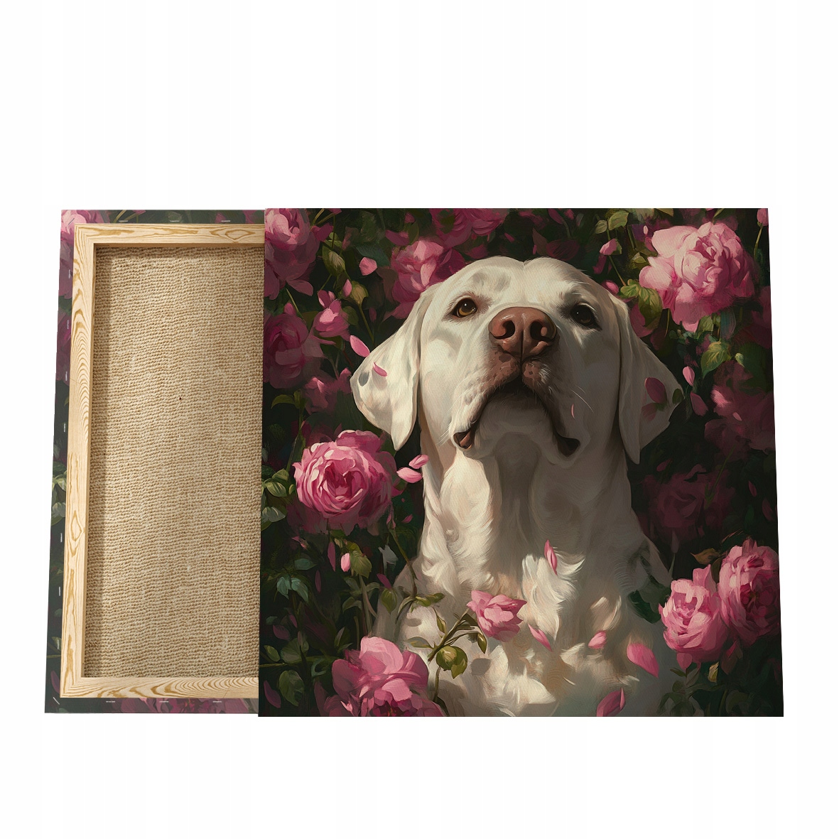 Obraz se psem Plátno Labrador Obraz s labradorem Pes Obraz, Portrét psa